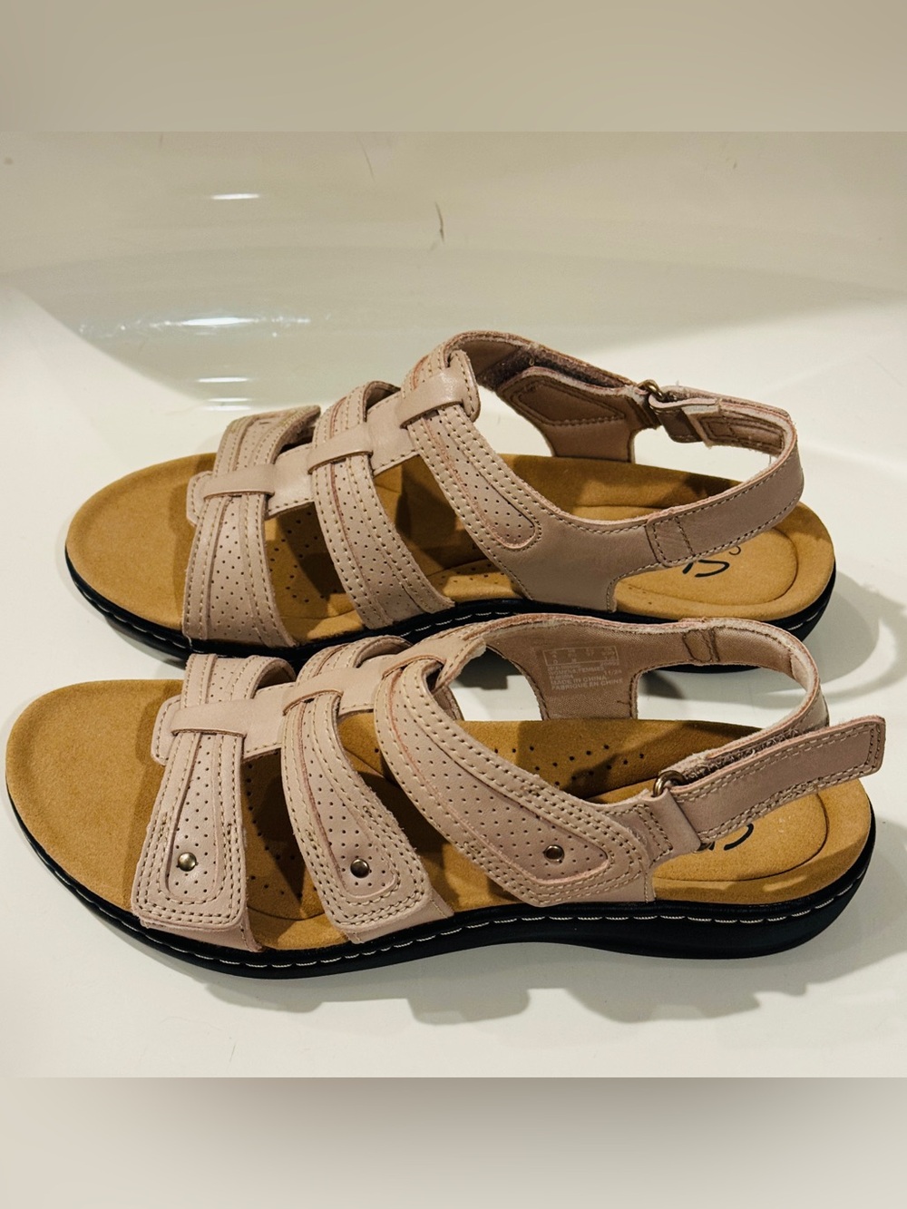Women’s Comfort Sandals in Light Taupe - Adjustable Strappy Design